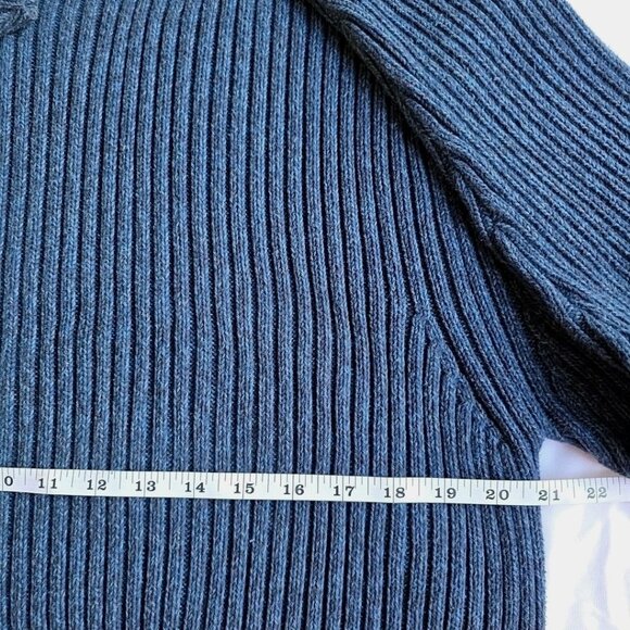VTG 90’s St Johns Bay Mock Neck Fisherman Sweater Mens XXLT 2XLT Tight Knit - Picture 8 of 10